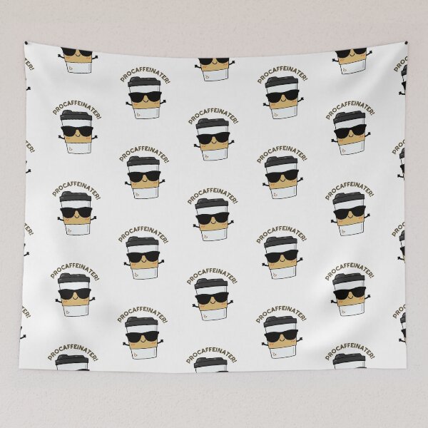 Item preview, Procaffeinater Funny Coffee Puns  designed and sold by punnybone.
