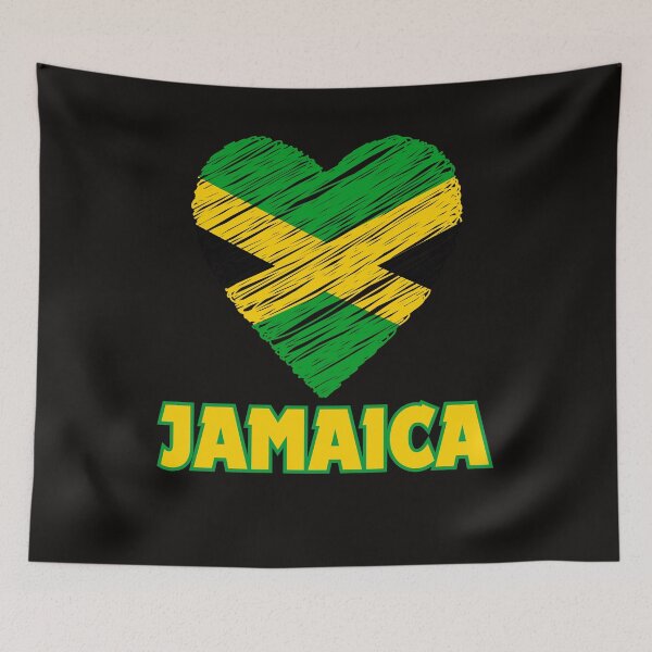 Item preview, Jamaica Heart Jamaican Roots Jamaica Flag Lovers Retro designed and sold by Sarah38.