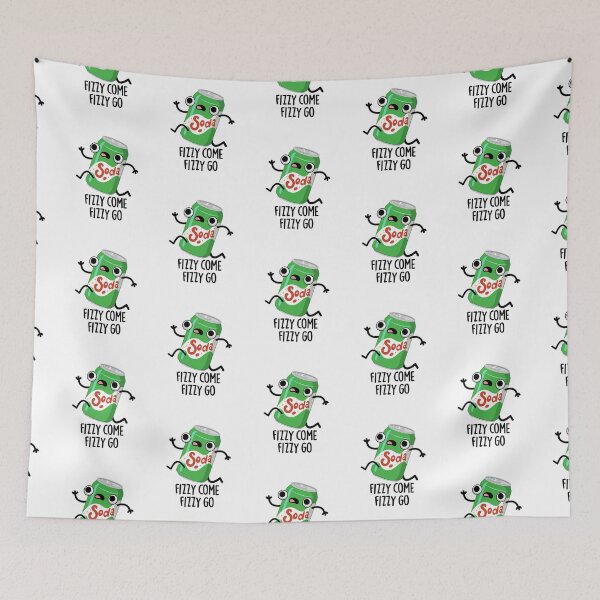 Item preview, Fizzy Come Fizzy Go Funny Soda Pop Puns  designed and sold by punnybone.
