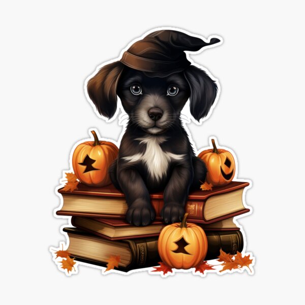 Hundehalstuch Für Halloween – Geister-Muster, Größe M, Für Kleine & Mittelgroße Hunde, Schwarz
