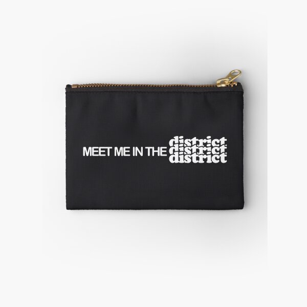 Item preview, meet me in the district - white text design designed and sold by EmeraldeaArt.