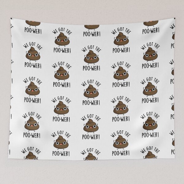 Item preview, We Got The Poo-wer Funny Poop Puns  designed and sold by punnybone.