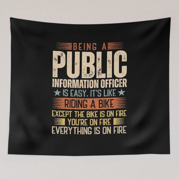 Artikelvorschau, Being A Public Information Officer Is Easy entworfen und verkauft von wittyshop.