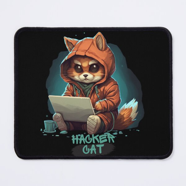Item preview, Cat hacker, Programmer coder - developer programming coding designed and sold by Mateusz Majcherek.