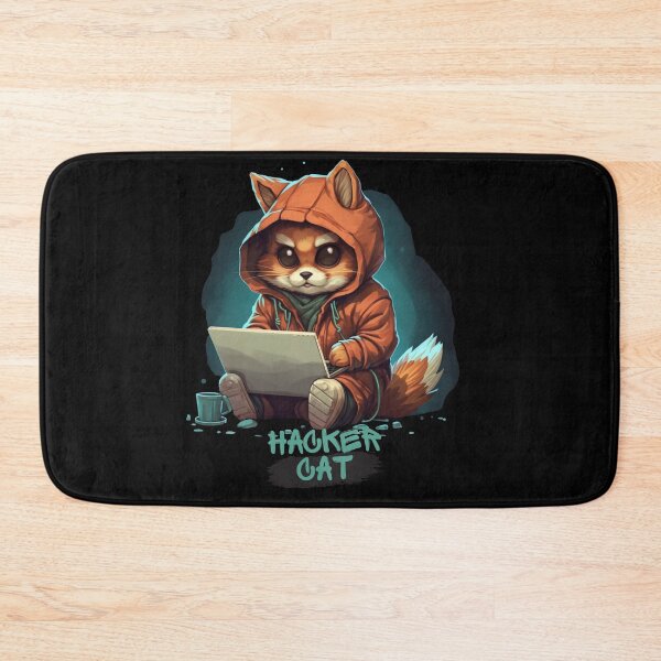 Item preview, Cat hacker, Programmer coder - developer programming coding designed and sold by Mateusz Majcherek.