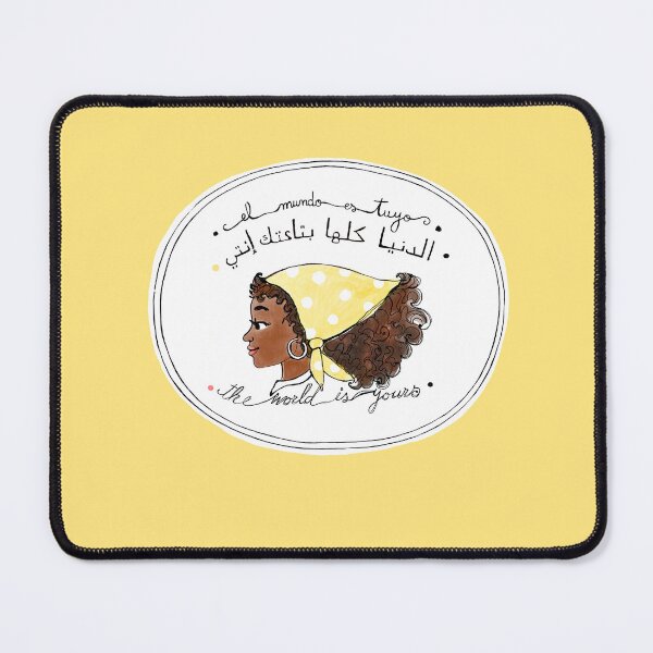 Item preview, The World Is Yours: Nana (Yellow) designed and sold by OlgaMundi.