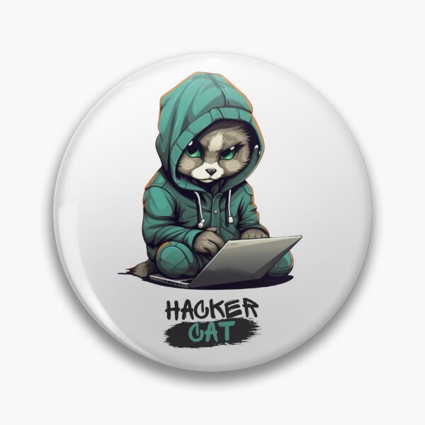 Item preview, Cat hacker designed and sold by Mateusz Majcherek.