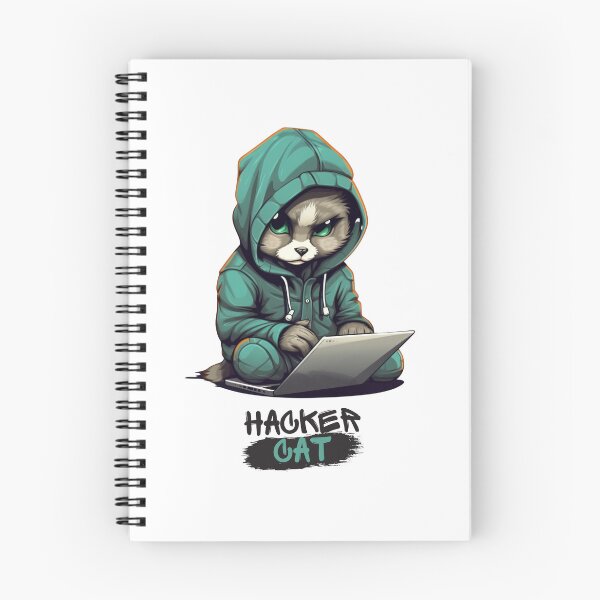 Item preview, Cat hacker designed and sold by Mateusz Majcherek.