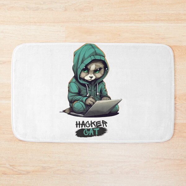 Item preview, Cat hacker designed and sold by Mateusz Majcherek.