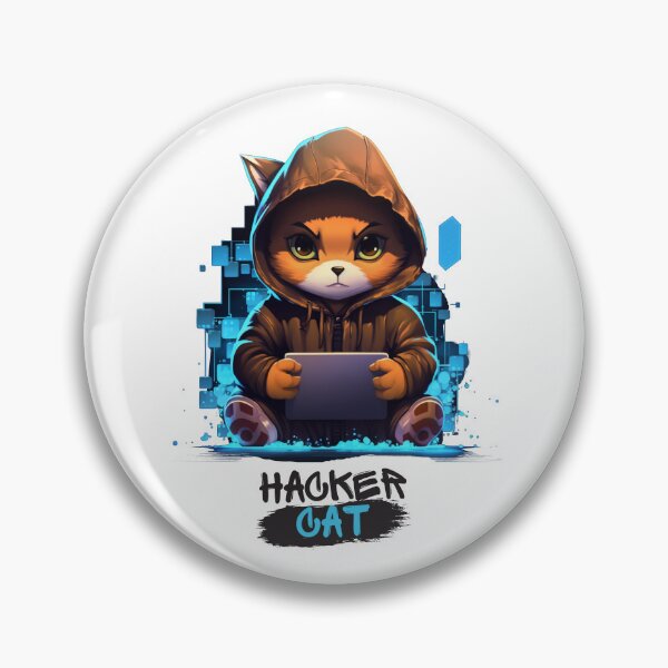 Item preview, Cat hacker designed and sold by Mateusz Majcherek.