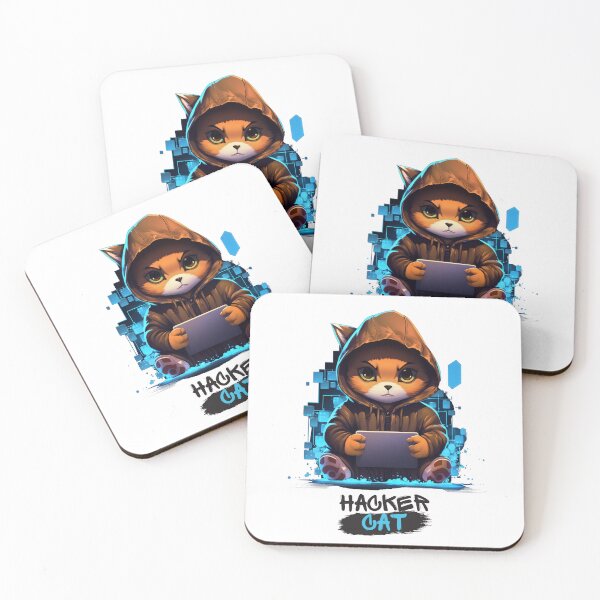 Item preview, Cat hacker designed and sold by Mateusz Majcherek.
