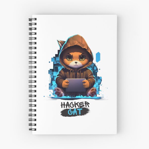 Item preview, Cat hacker designed and sold by Mateusz Majcherek.