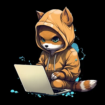 Artwork thumbnail, Cat hacker, Programmer coder - developer programming coding by Mateusz Majcherek