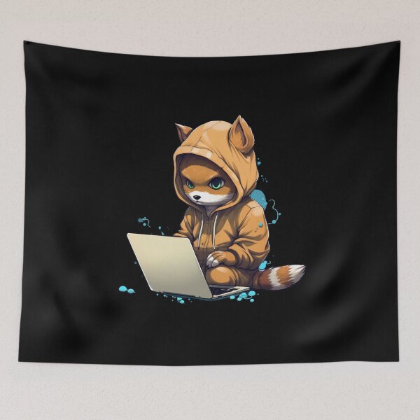 Item preview, Cat hacker, Programmer coder - developer programming coding designed and sold by Mateusz Majcherek.