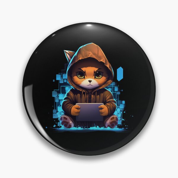 Item preview, Cat hacker designed and sold by Mateusz Majcherek.