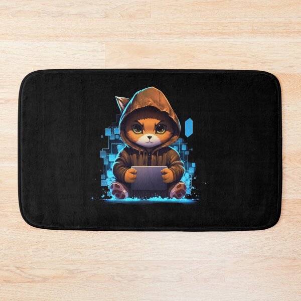 Item preview, Cat hacker designed and sold by Mateusz Majcherek.