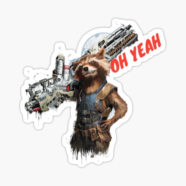 Item preview, rocket racoon  avengers  designed and sold by JosephSkil.
