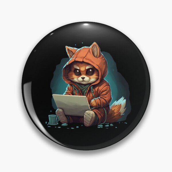 Item preview, Cat hacker designed and sold by Mateusz Majcherek.