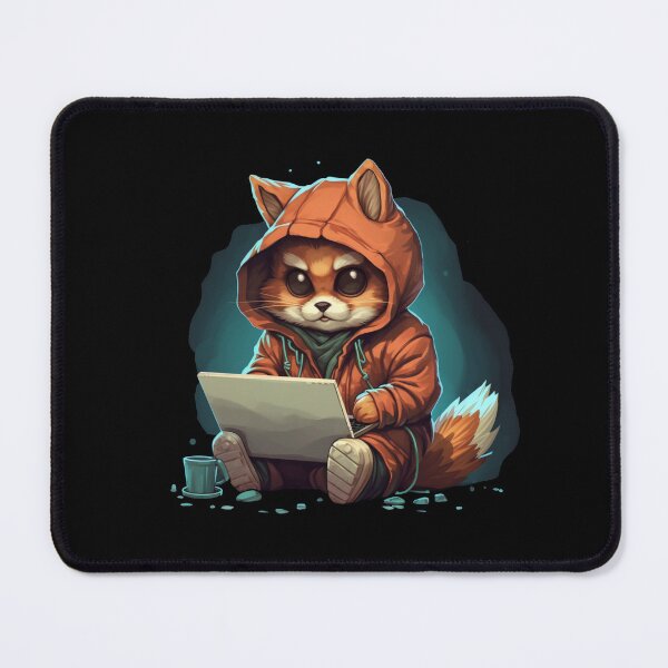 Item preview, Cat hacker designed and sold by Mateusz Majcherek.