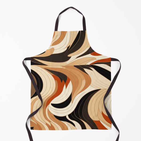 Item preview, Colorful fantasy pattern brown beige rust caramel chocolate ornaments designed and sold by G-M-Designs.