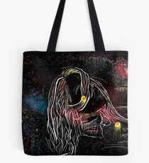 Artistic portrait drawing Tote Bag