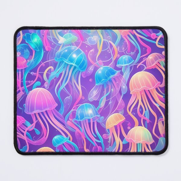 Item preview, A group of jellyfish swimming in the sea designed and sold by Carmillai.