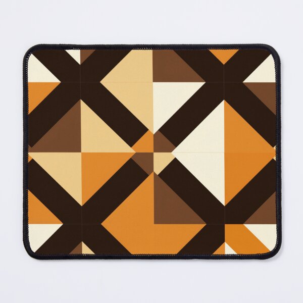 Item preview, Colorful fantasy pattern brown beige rust caramel chocolate ornaments designed and sold by G-M-Designs.