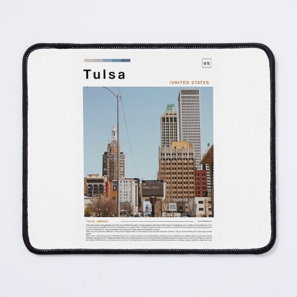 Item preview, Tulsa poster landscape designed and sold by paulrommer.
