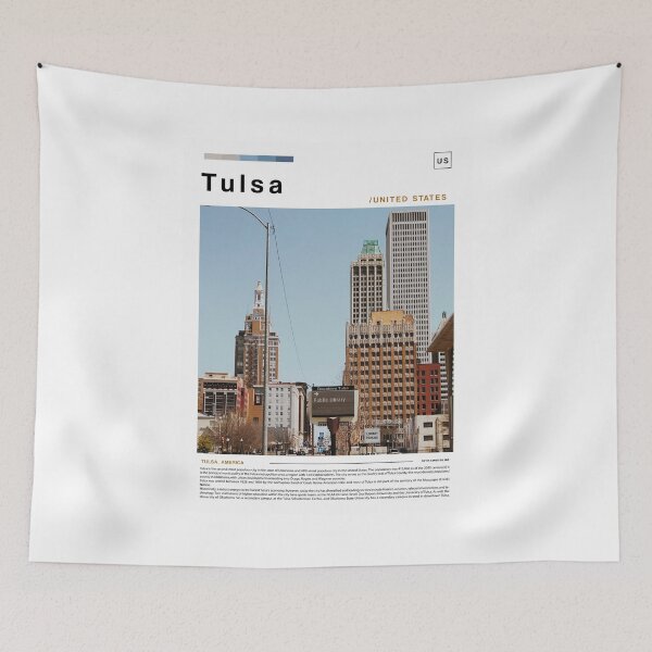 Item preview, Tulsa poster landscape designed and sold by paulrommer.