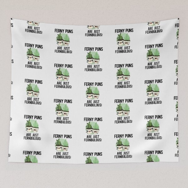 Item preview, Ferny Puns Are Just Fernbulous Funny Plant Puns  designed and sold by punnybone.