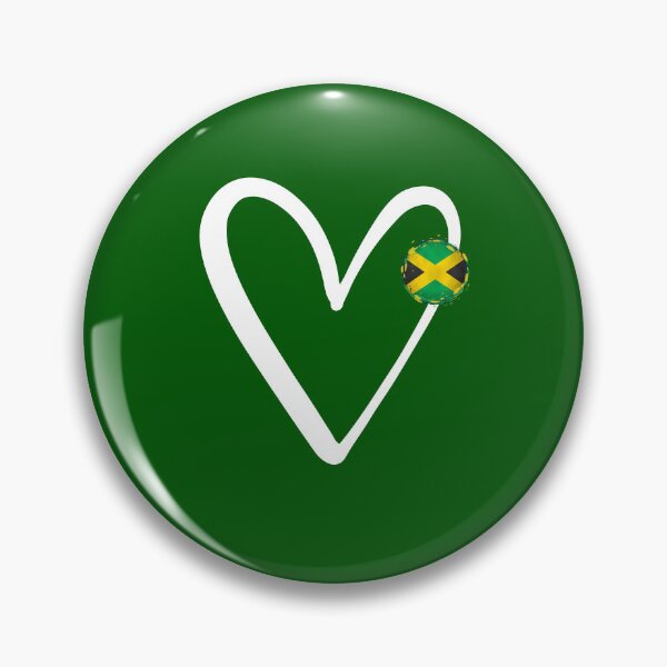 Item preview, Jamaica Flag Heart Jamaican Flag Lovers Souvenir Love Travel designed and sold by Sarah38.