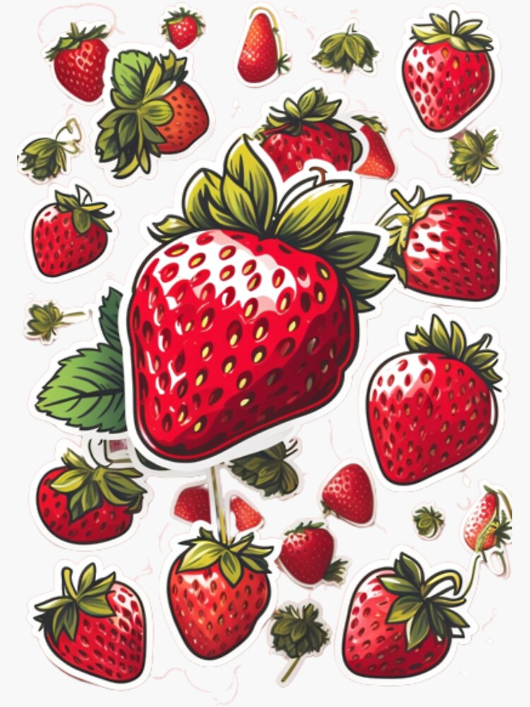 Strawberry Stickers