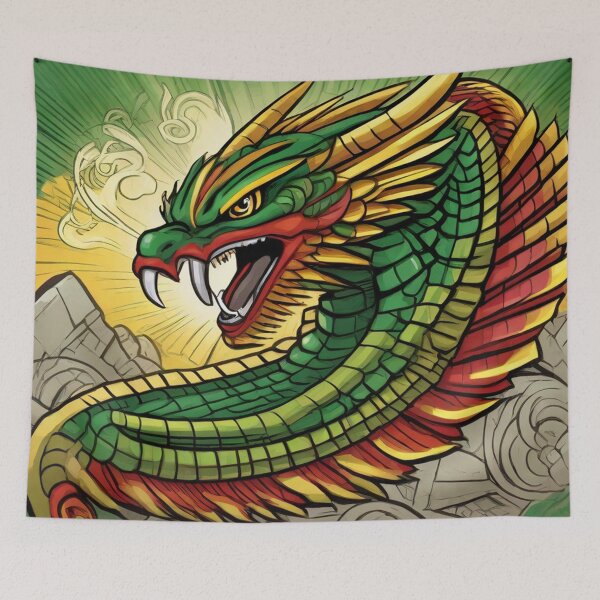 Item preview, Quetzalcoatl 17 designed and sold by AIfolklore.