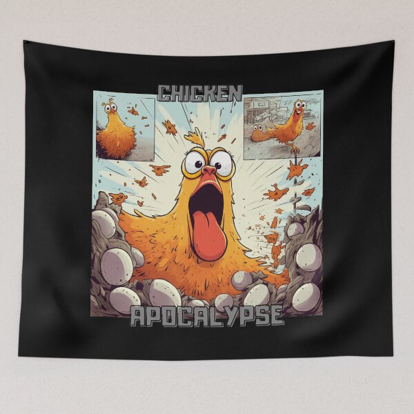Item preview, Chicken apocalypse designed and sold by Lab4YourStyle.