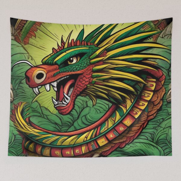 Item preview, Quetzalcoatl 18 designed and sold by AIfolklore.