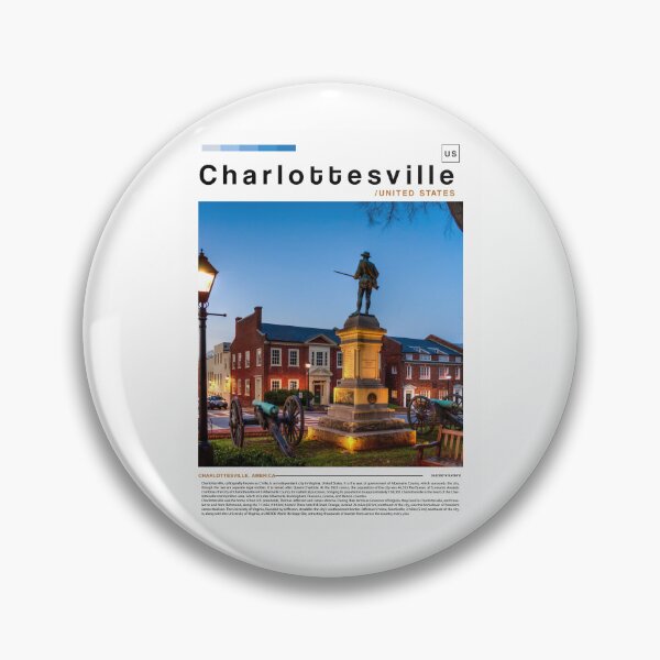 Item preview, Charlottesville poster landscape designed and sold by paulrommer.