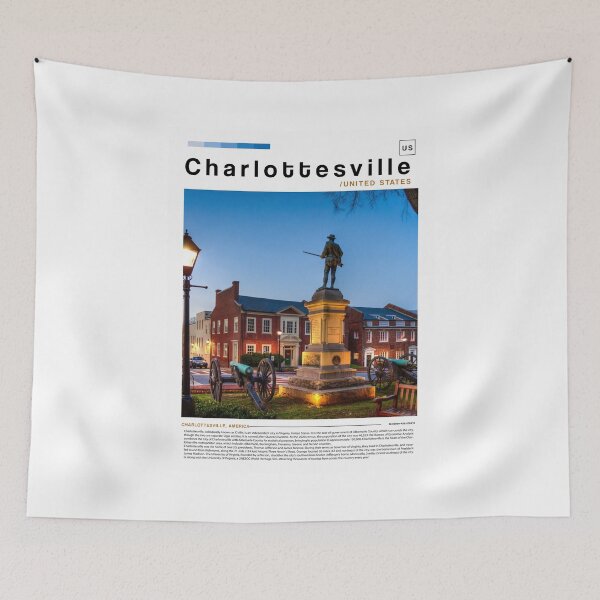 Item preview, Charlottesville poster landscape designed and sold by paulrommer.