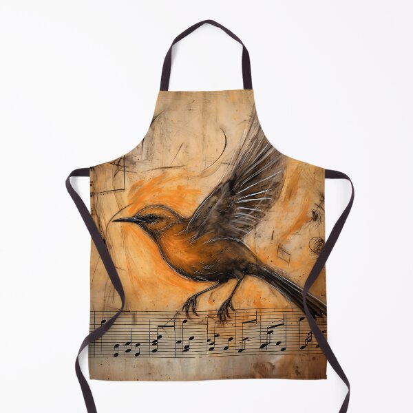 Item preview, Charcoal and Coffee drawing of Bird’s song 23 designed and sold by Art by Lilia.