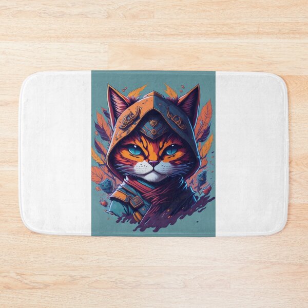 Item preview, Ninja Cat Art designed and sold by CreativityCurve.