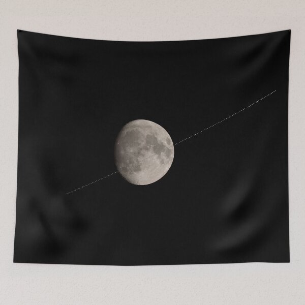 Item preview, International Space Station transiting the Moon designed and sold by James Cumming.