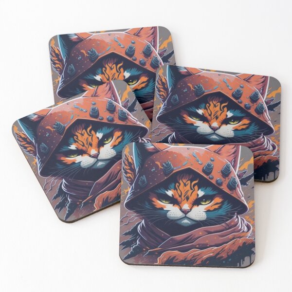 Item preview, Beautiful Cat Ninja Art designed and sold by CreativityCurve.