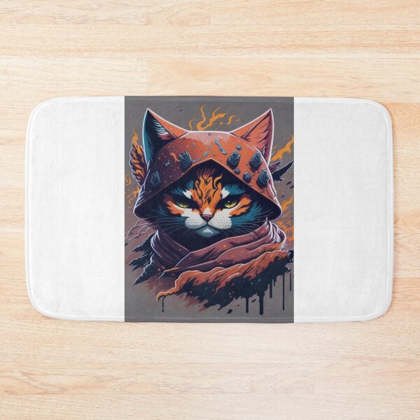 Item preview, Beautiful Cat Ninja Art designed and sold by CreativityCurve.