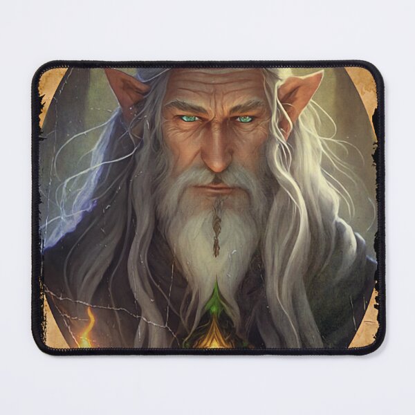 Item preview, Wizard with the Emerald Gaze: Elvin Flame Wielder designed and sold by NaughtyDragon.