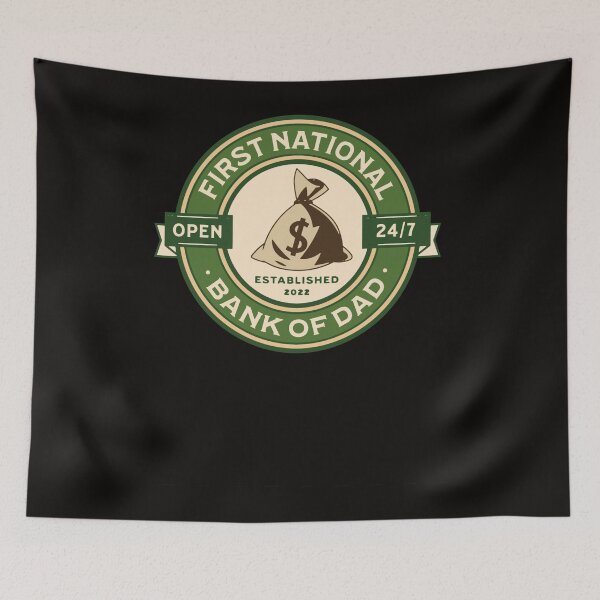 Item preview, First National Bank of Dad Father's Day  designed and sold by MaevLeus.