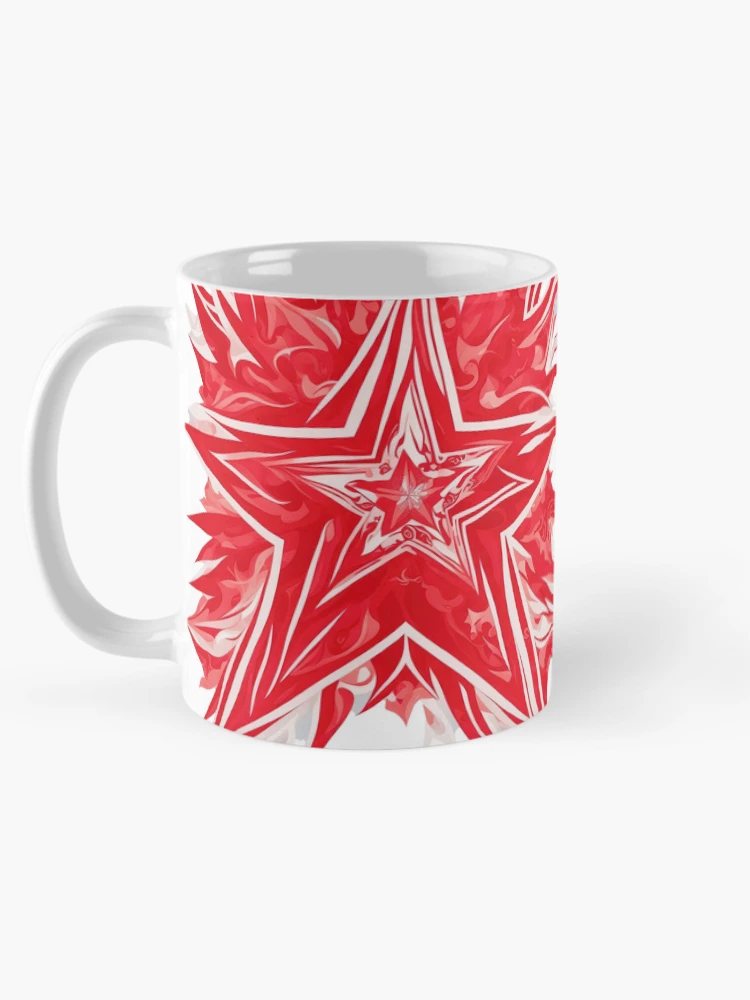 Thumbnail 5 of 6, Coffee Mug, Redstar designed and sold by CoolPixels.