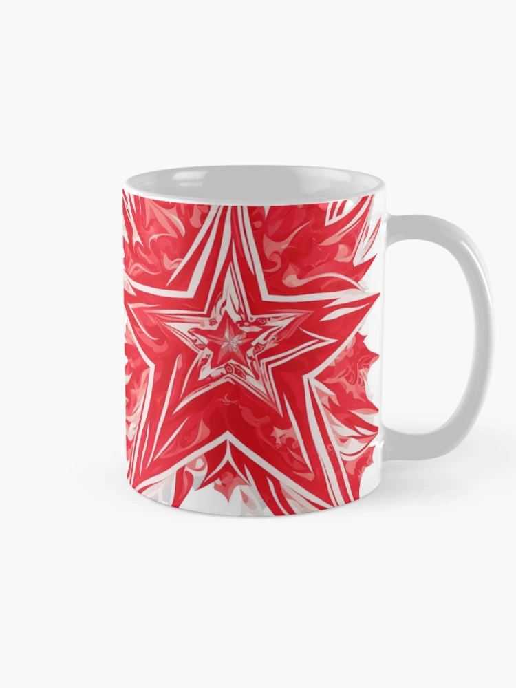 Thumbnail 3 of 6, Coffee Mug, Redstar designed and sold by CoolPixels.