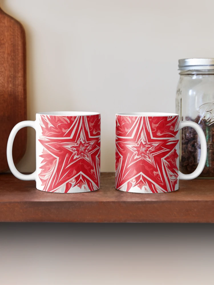 Thumbnail 2 of 6, Coffee Mug, Redstar designed and sold by CoolPixels.