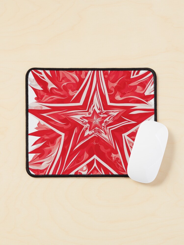 Thumbnail 1 of 5, Mouse Pad, Redstar designed and sold by CoolPixels.