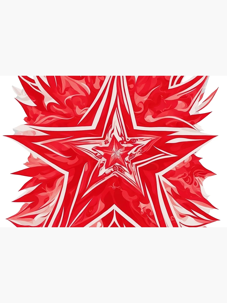 Thumbnail 6 of 6, Bath Mat, Redstar designed and sold by CoolPixels.