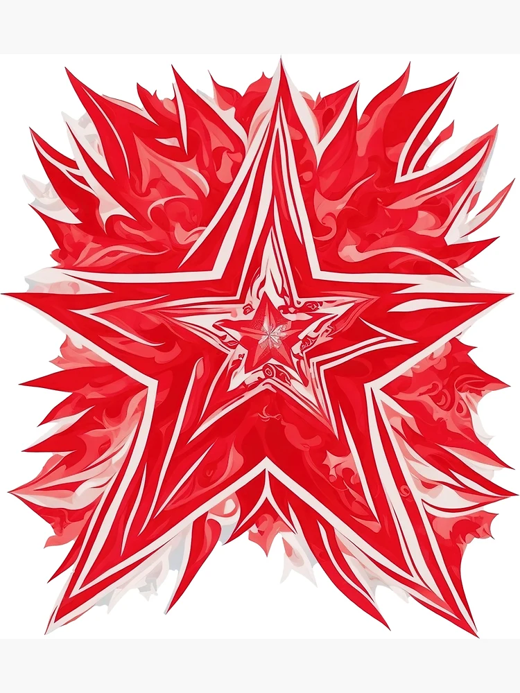 Thumbnail 2 of 2, Postcard, Redstar designed and sold by CoolPixels.
